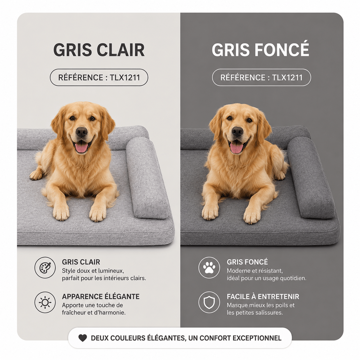 panier mémoire de forme pour chien – Image 2