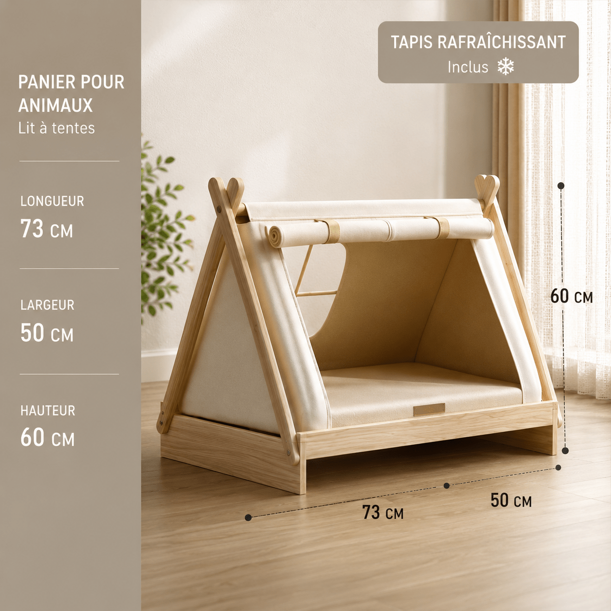 panier design pour chien