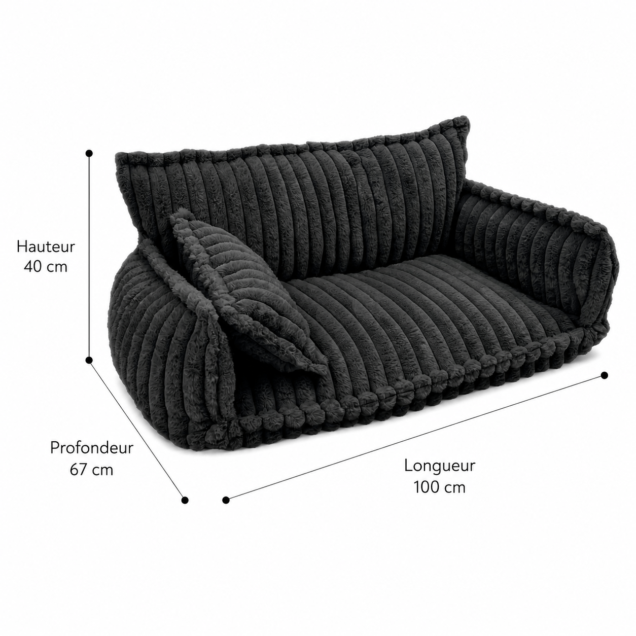 panier élégant pour chien