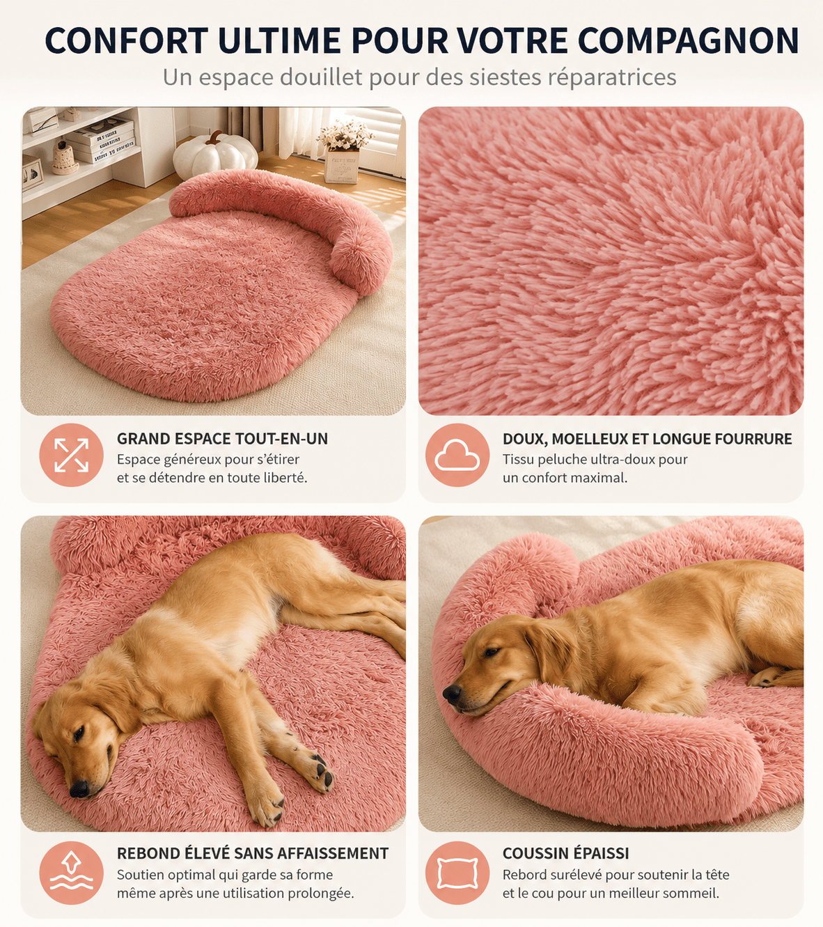 panier chien avec coussin – Image 2