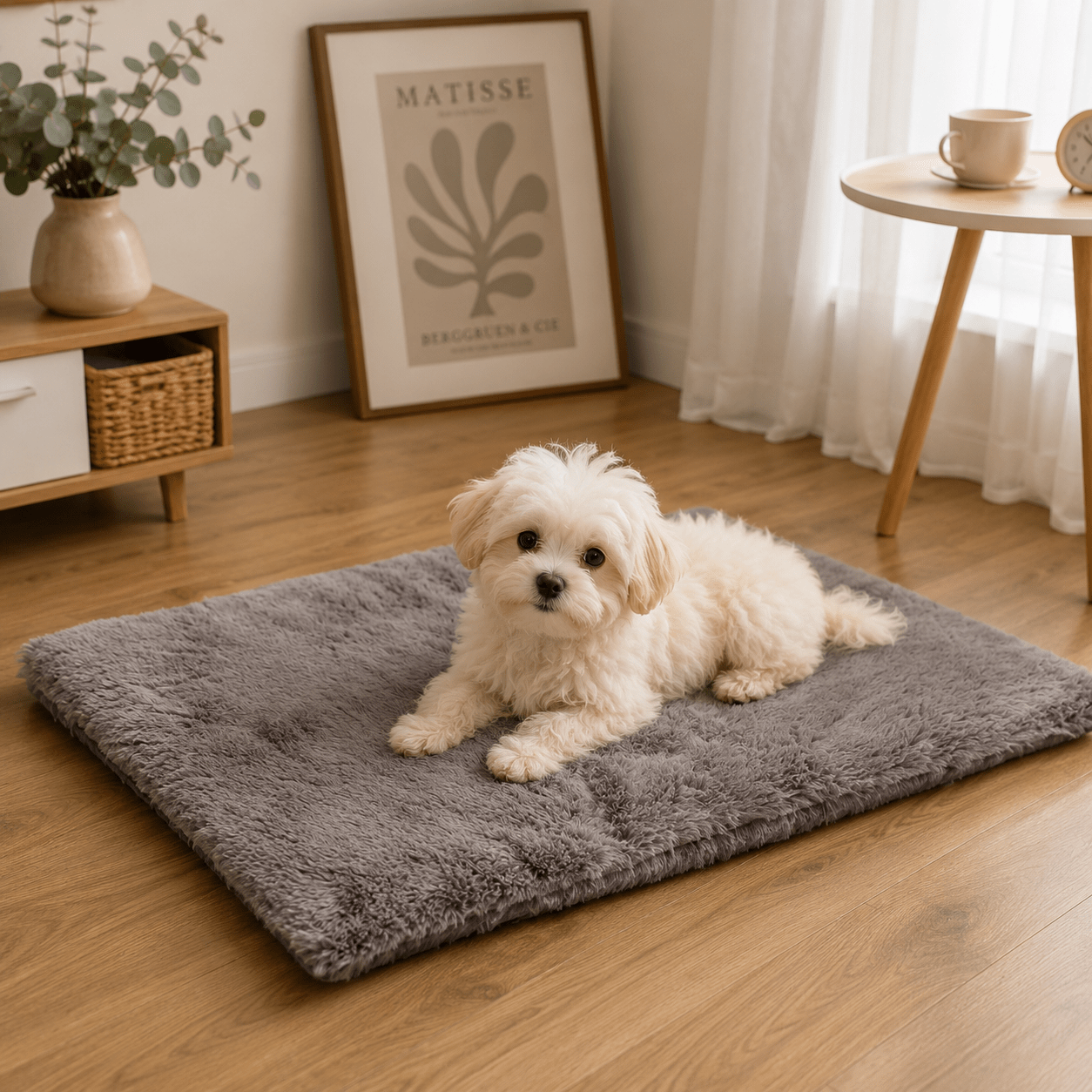 coussin de panier à chien lavable en machine