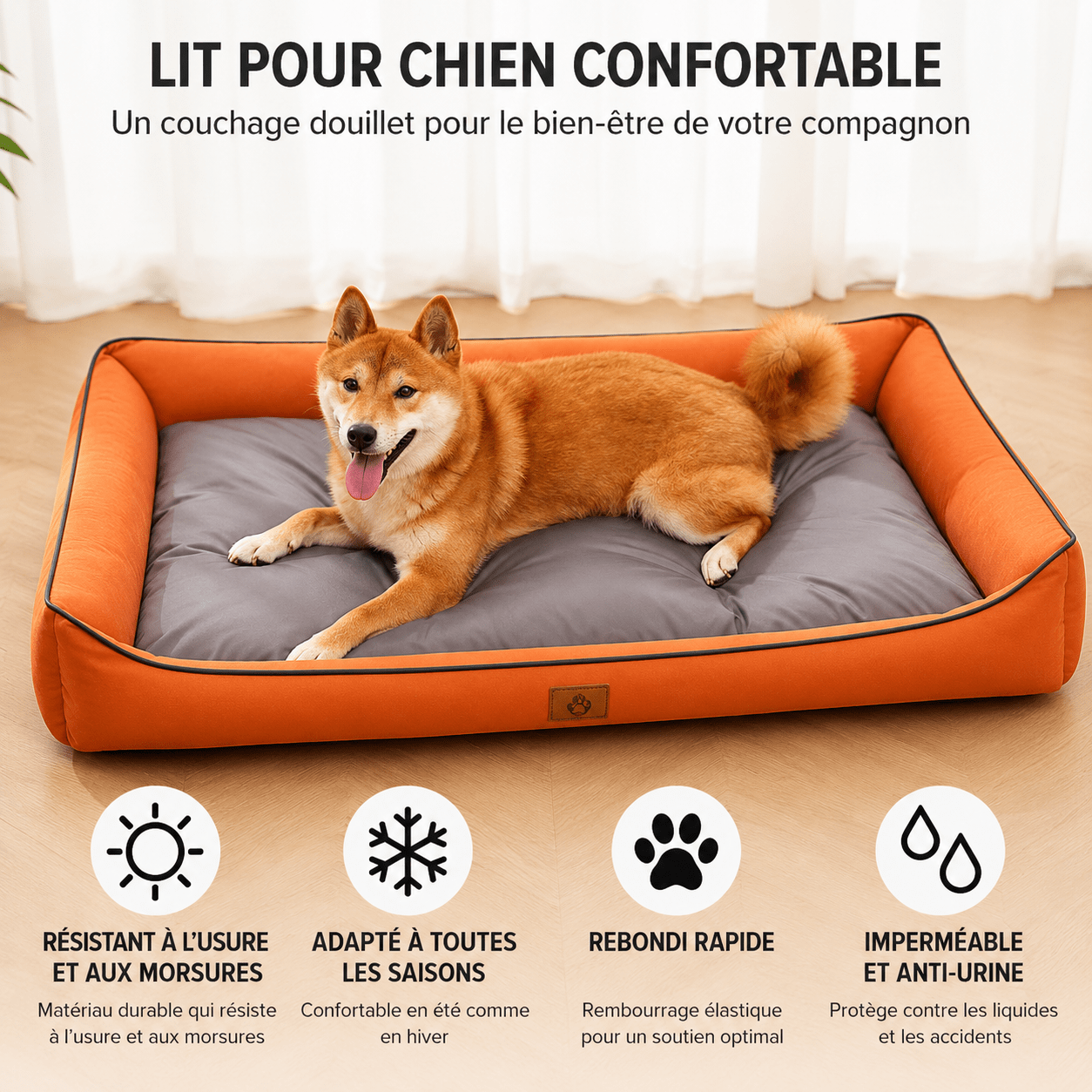 panier en fibre pour chien
