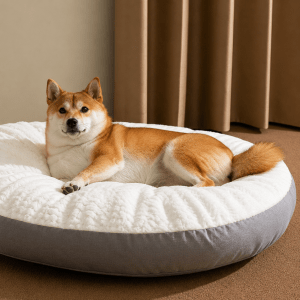 panier anti stress chien dehoussable