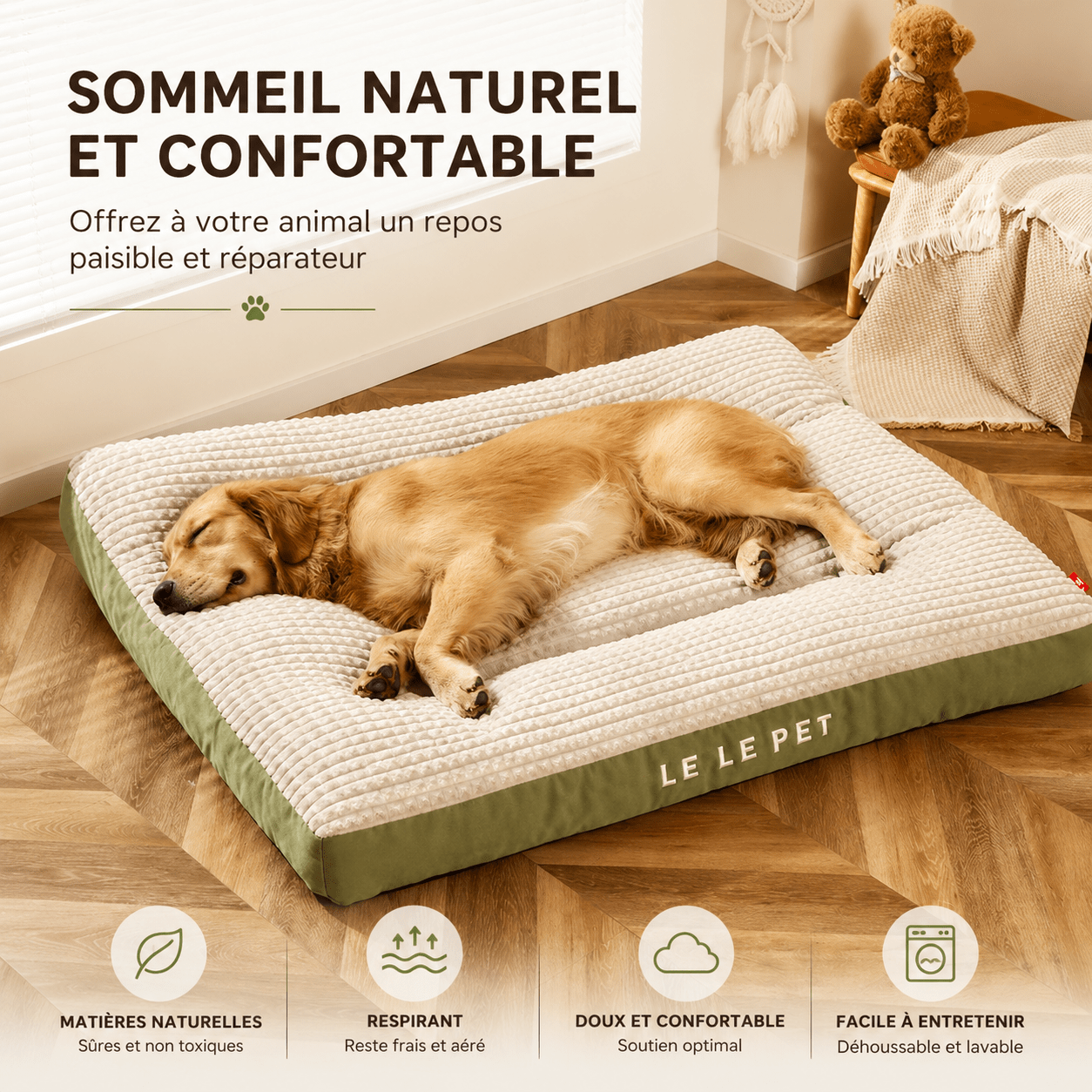 panier chien stylé