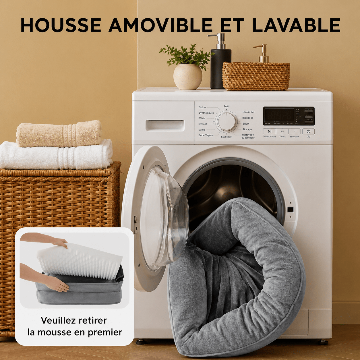 panier élégant pour chien