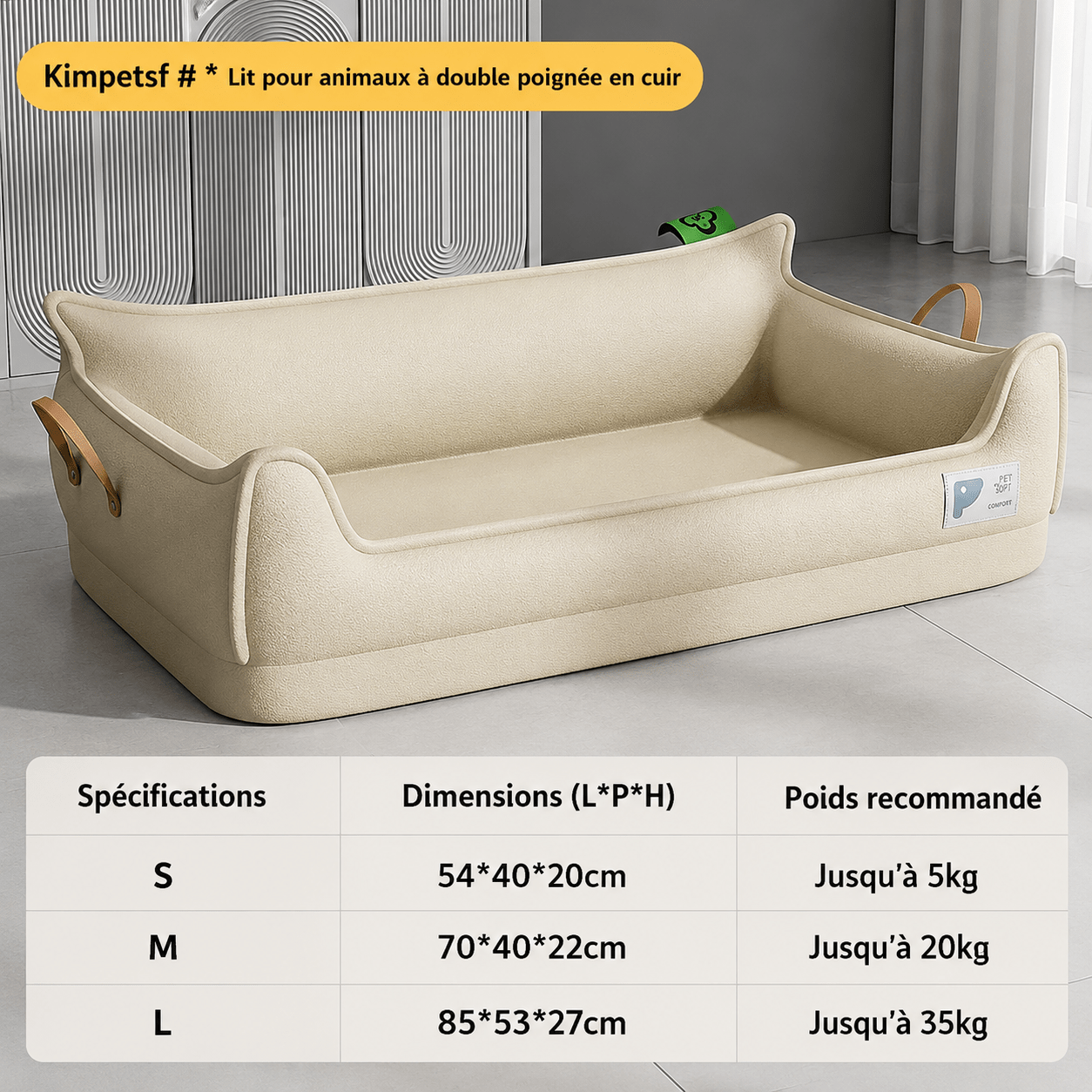 couchage orthopédique pour chien
