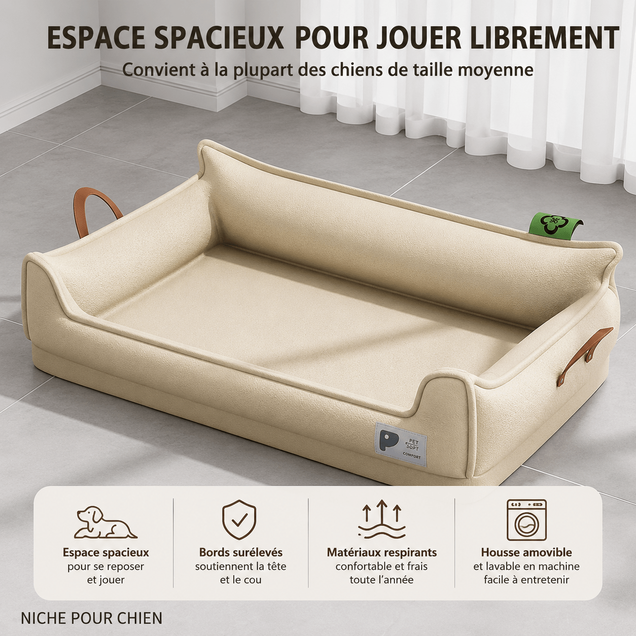 panier de luxe pour chien