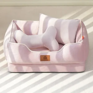 panier pour chien grand design rose