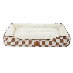 panier pour chien échiquier
