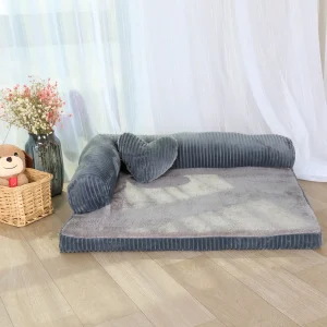 panier canapé gris pour chien