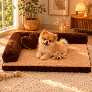 panier canapé élégant pour chien