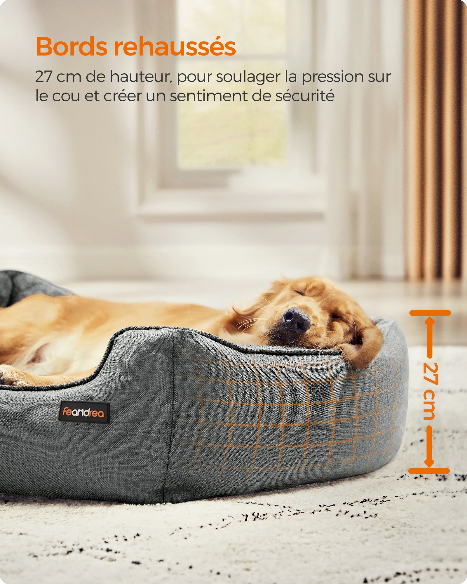 panier chien confortable
