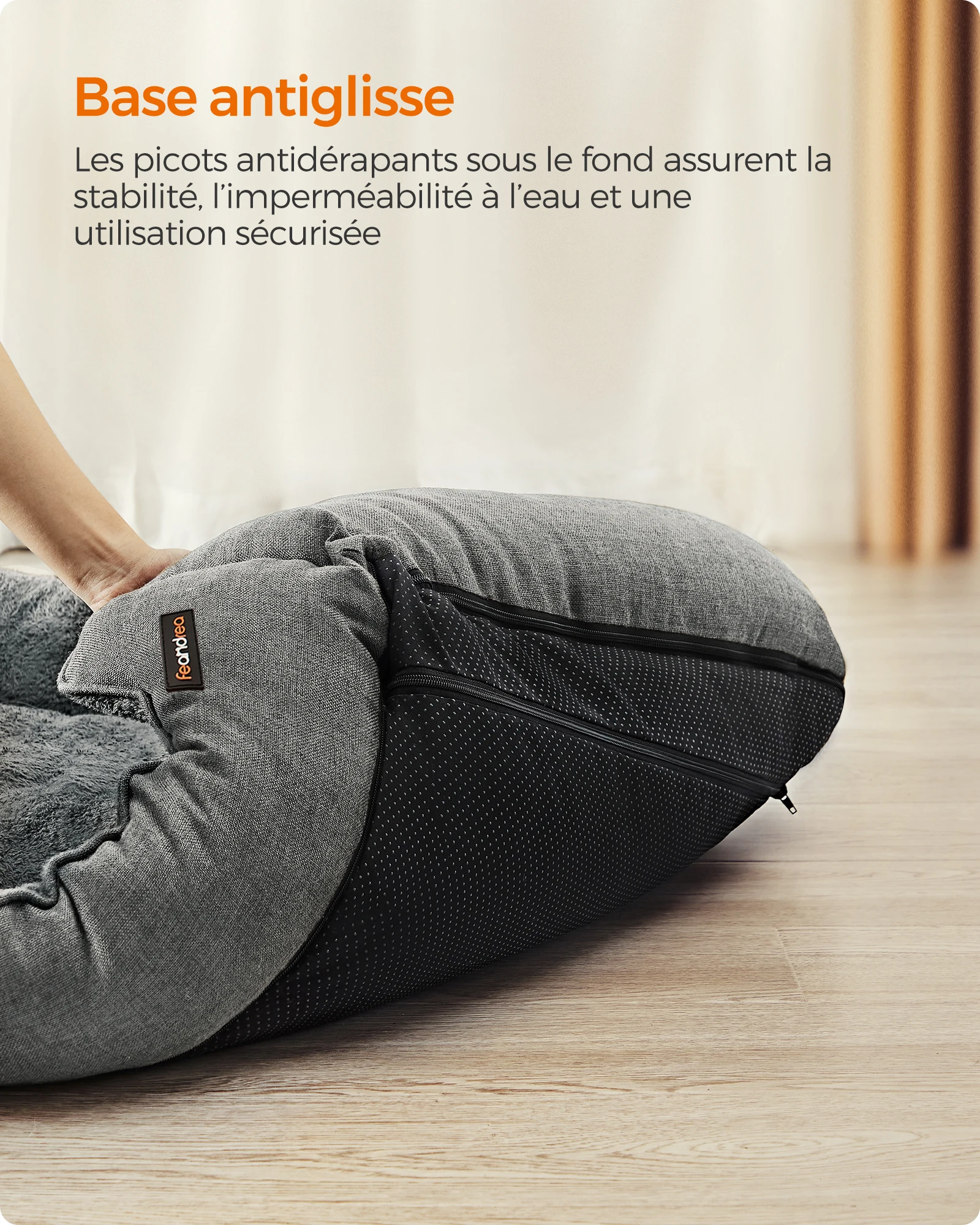 panier déhoussable pratique